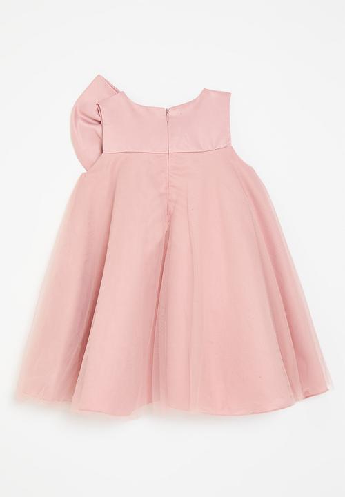 Pop Candy - Bow décor dress - pink