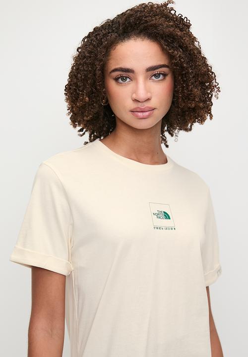 The North Face - W s/s coordinates tee - white dune