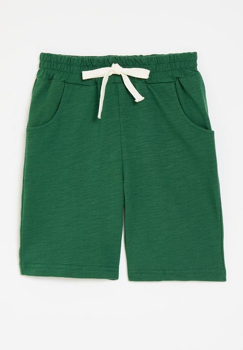 Pop Candy - Drawstring shorts - olive green