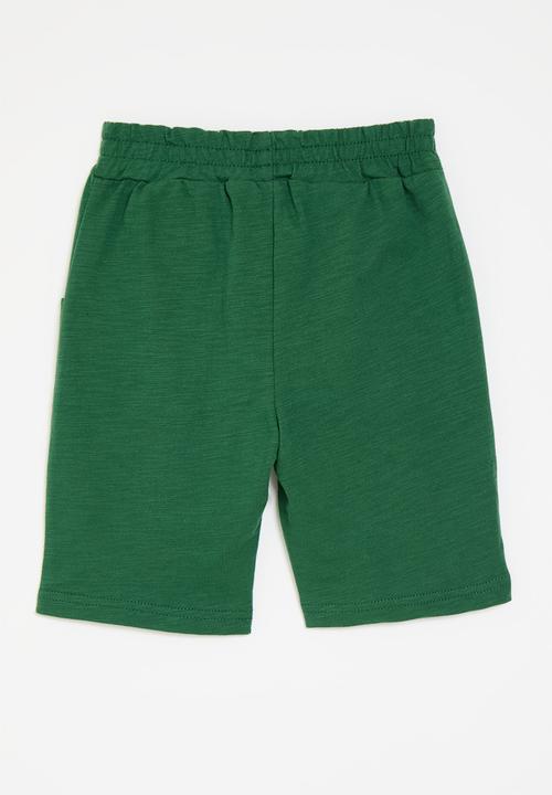 Pop Candy - Drawstring shorts - olive green