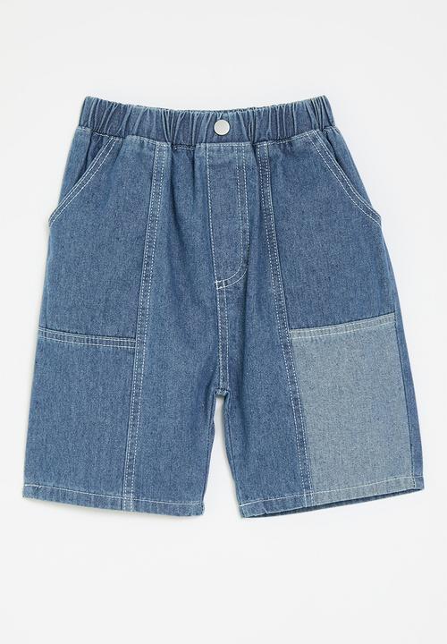 Pop Candy - Denim shorts-blue