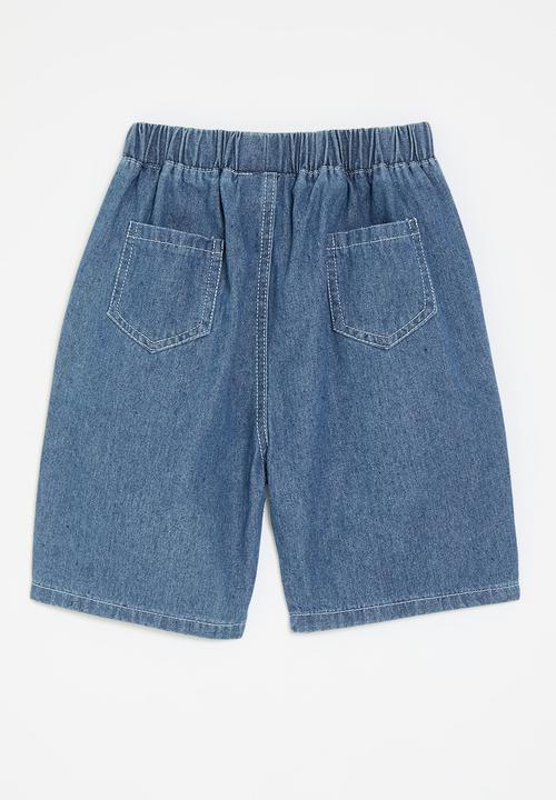Pop Candy - Denim shorts-blue