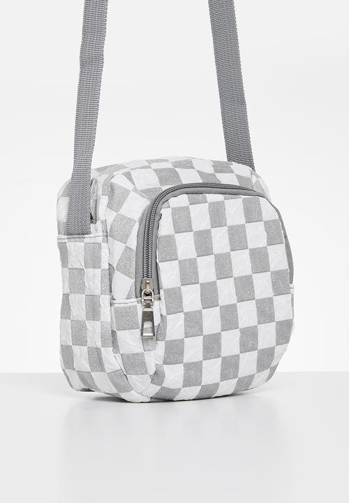 Pop Candy - Checkerboard shoulder bag - grey
