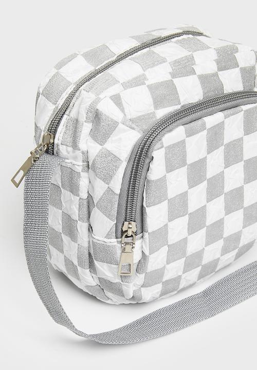 Pop Candy - Checkerboard shoulder bag - grey
