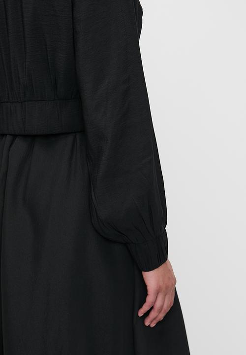 MILLA - Co-ord jacket with embroidery - black