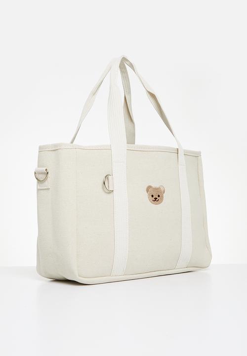 Pop Candy - Tote diaper bag - ecru