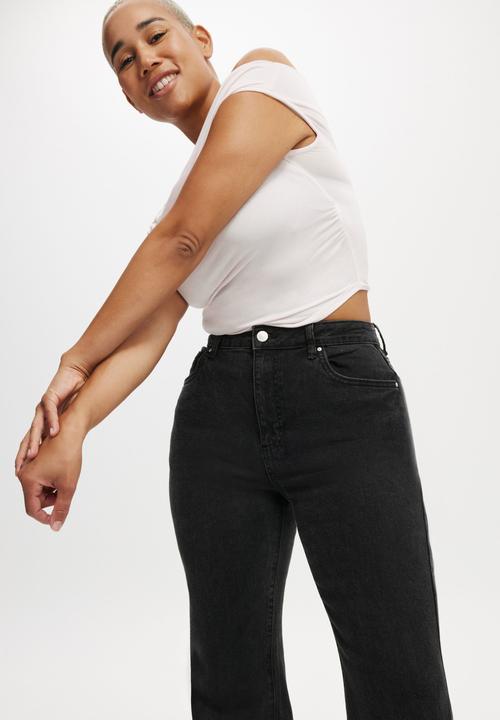 Cotton On - Curvy Stretch Bootcut Jean - Graphite Black