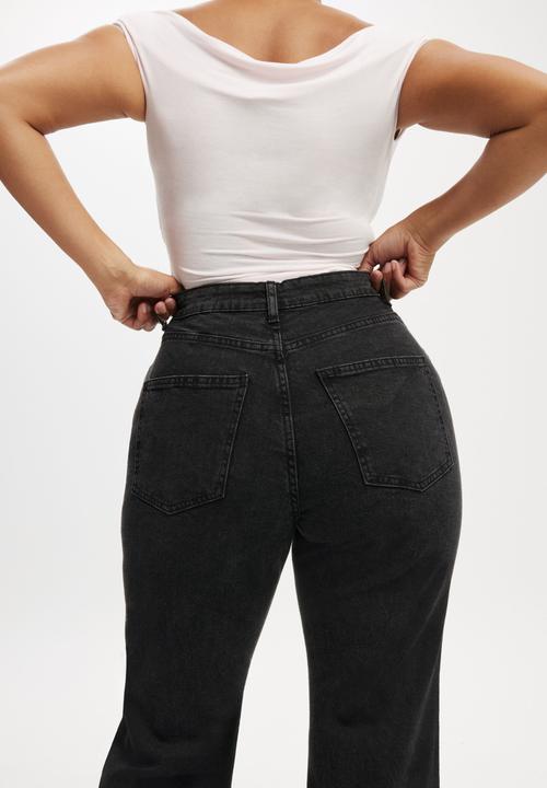 Cotton On - Curvy Stretch Bootcut Jean - Graphite Black