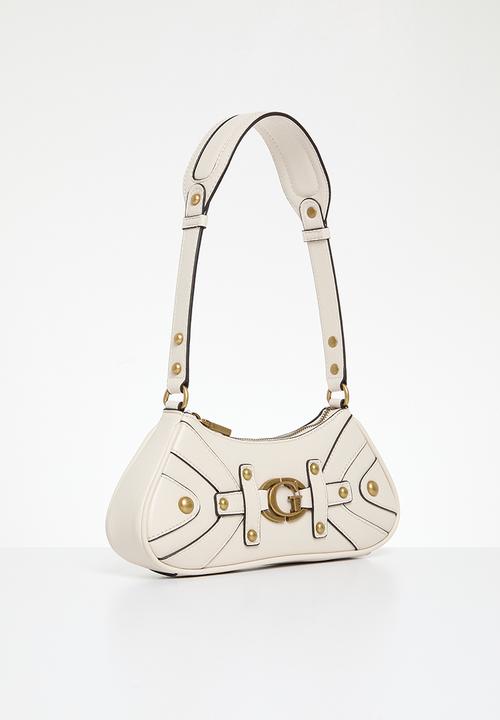 GUESS - Mintha mini top zip shldr bag - stone