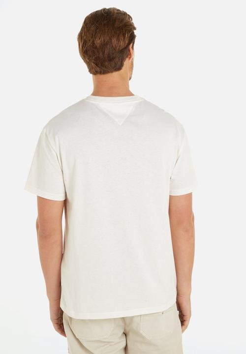 Tommy Hilfiger - TJM Reg Arch Varsity Tee Ext - Ancient White