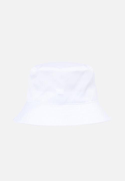 Calvin Klein - Monogram embro bucket hat - white
