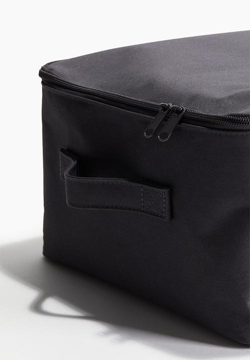 H&M - Lidded toy storage basket - dark grey