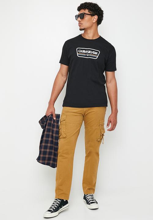 Quiksilver - Range life front ss - black