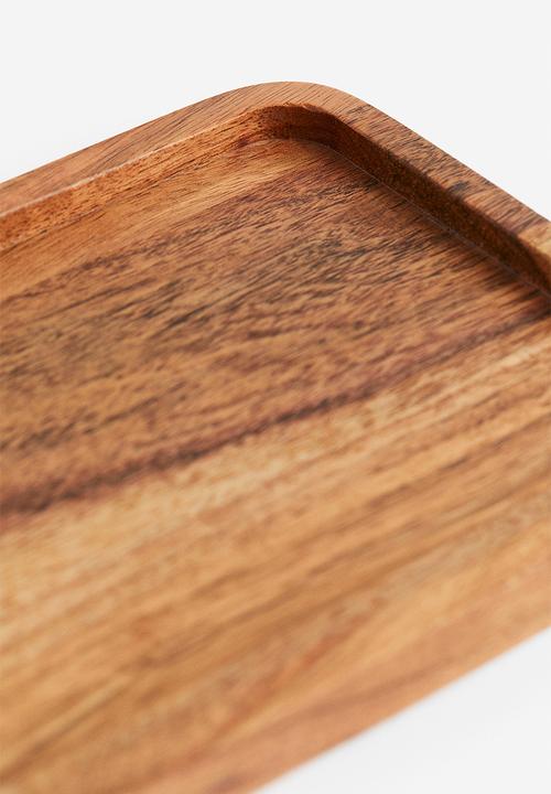 H&M - Small wooden tray - brown