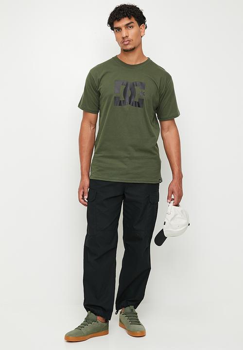 DC - DC Star Short Sleeve Dark Green Logo - Deep Depths