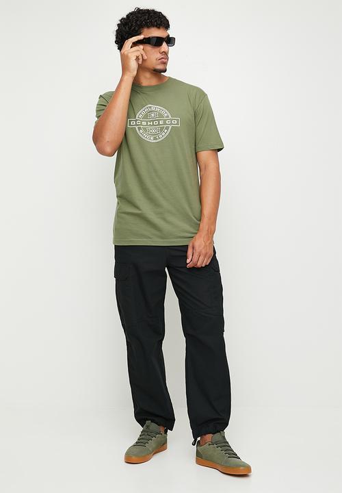 DC - Around Here Short Sleeve Tee  -  Olive