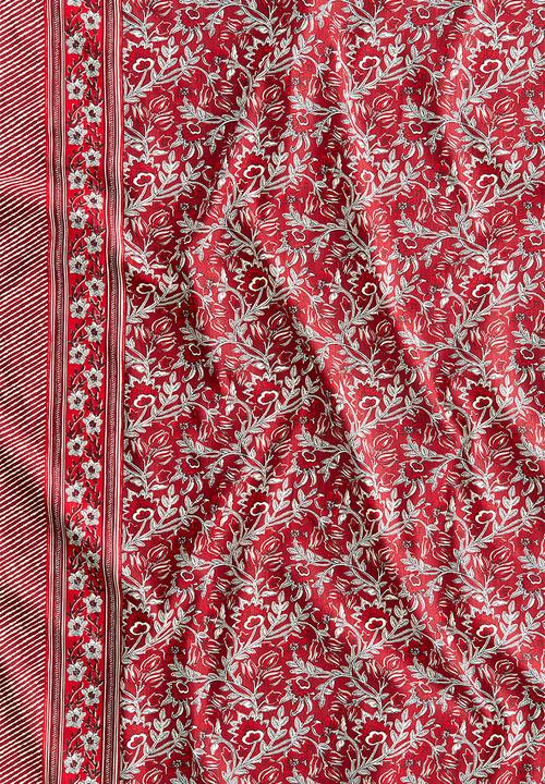 H&M - Patterned cotton tablecloth - Red Patterned