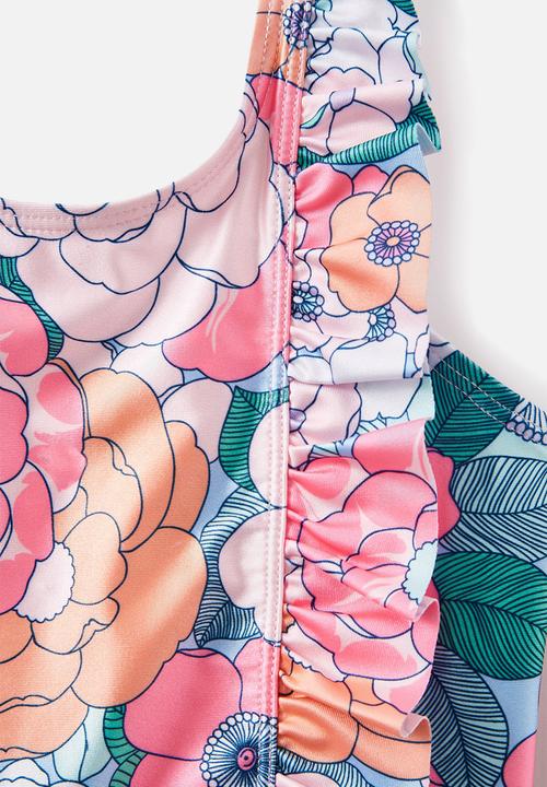 Cotton On - Riley ruffle one piece - ny floral