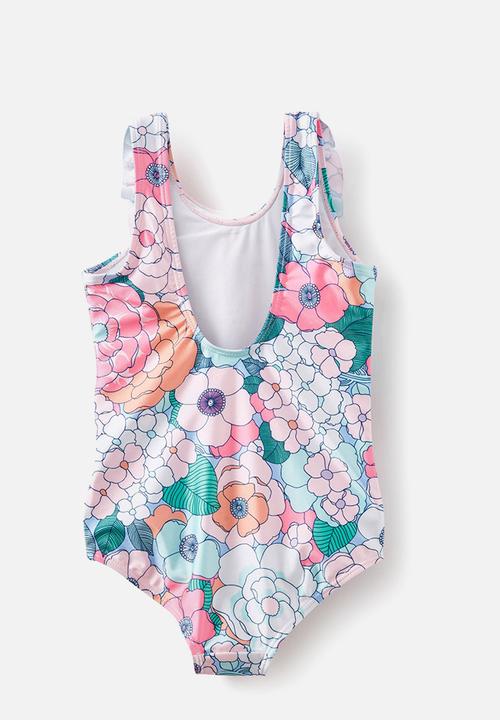 Cotton On - Riley ruffle one piece - ny floral