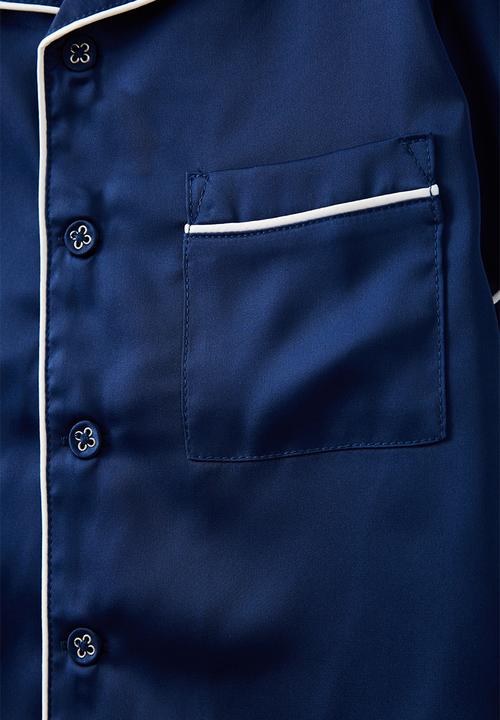 Cotton On - Casey short sleeve pyjama set - in the navy