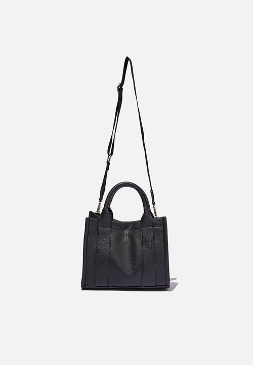 Rubi - The midi stand by tote - black pebble