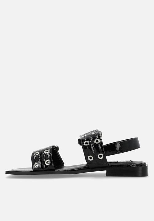 Steve Madden - Saria ankle strap sandal - blk patent
