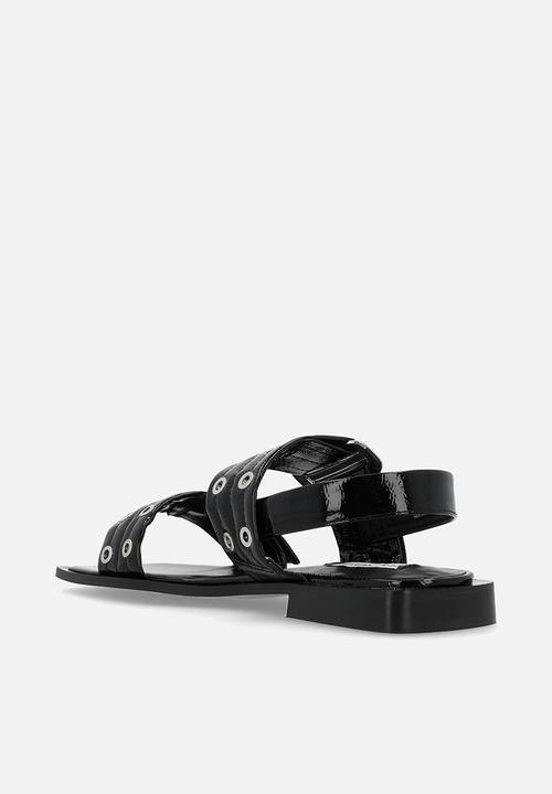 Steve Madden - Saria ankle strap sandal - blk patent