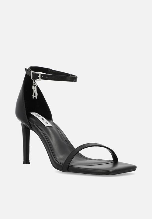 Steve Madden - Pivotal barely there heel - black leat