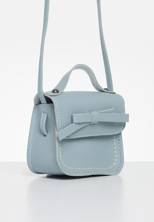 Pop Candy - Mini bow decor bag - aqua blue