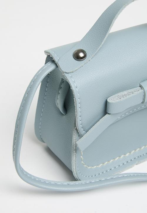 Pop Candy - Mini bow decor bag - aqua blue