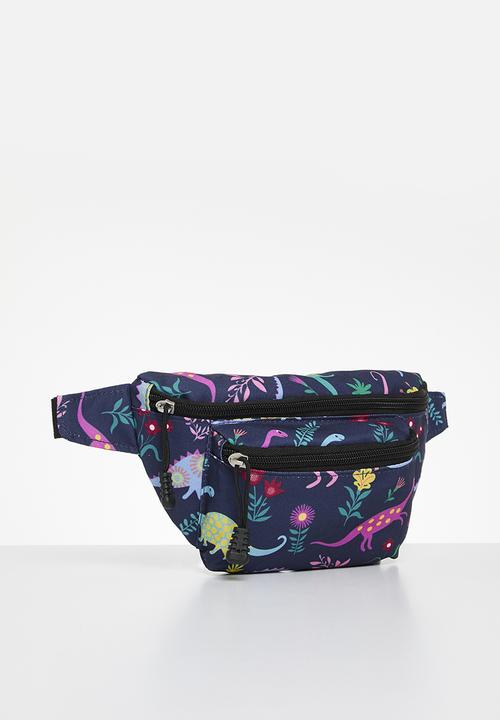 Pop Candy - Dino print moonbag - blue