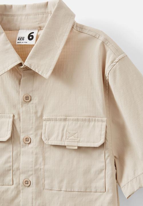 Cotton On - Russell short sleeve shirt - rainy day