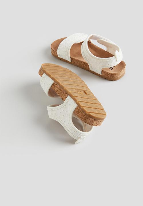 H&M - Ankle strap sandals - white