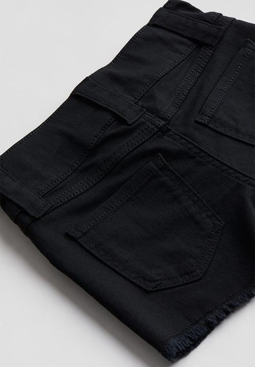 H&M - Twill shorts - black