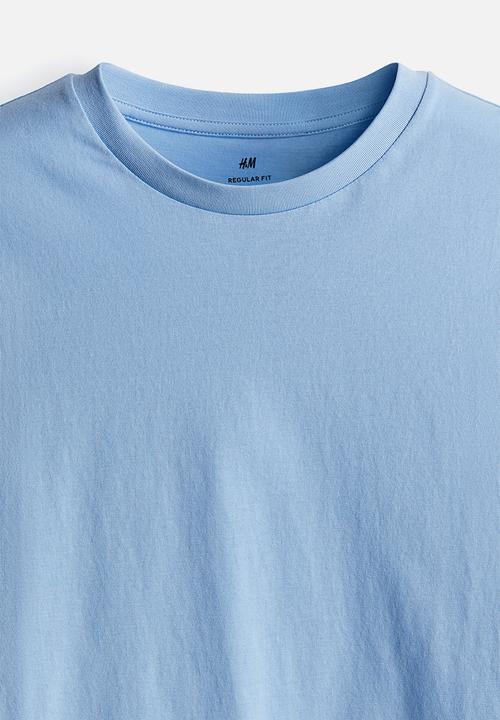 H&M - Regular fit t-shirt - light blue