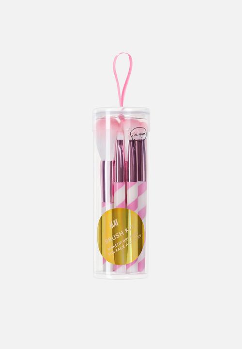H&M - 5-Pack mini make-up brushes - pink