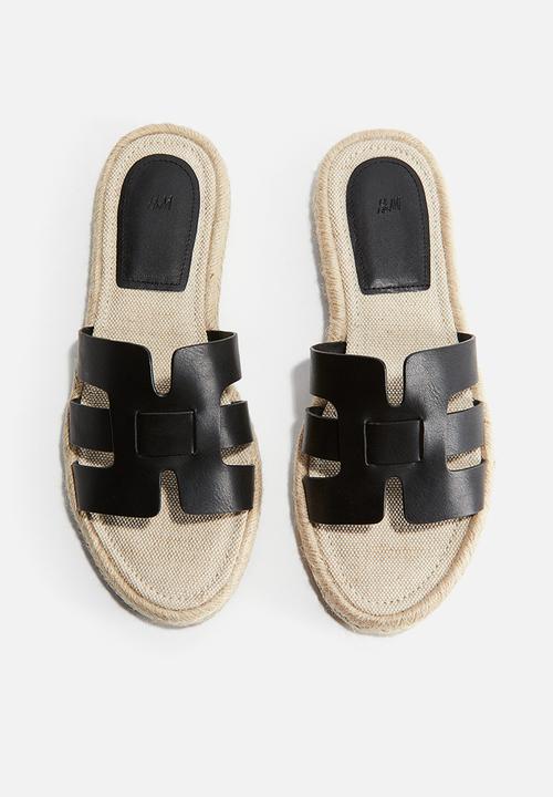 H&M - Espadrille sandals - black