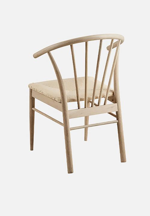 Sixth Floor - Cassandra dining chair with armrest - natural