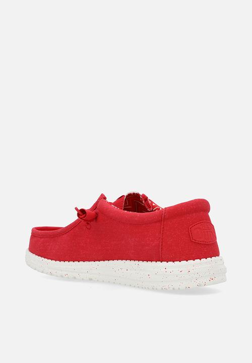 Hey Dude - Wally Stretch Canvas - Savvy Red