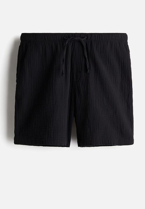 H&M - Pyjama shirt and shorts - black