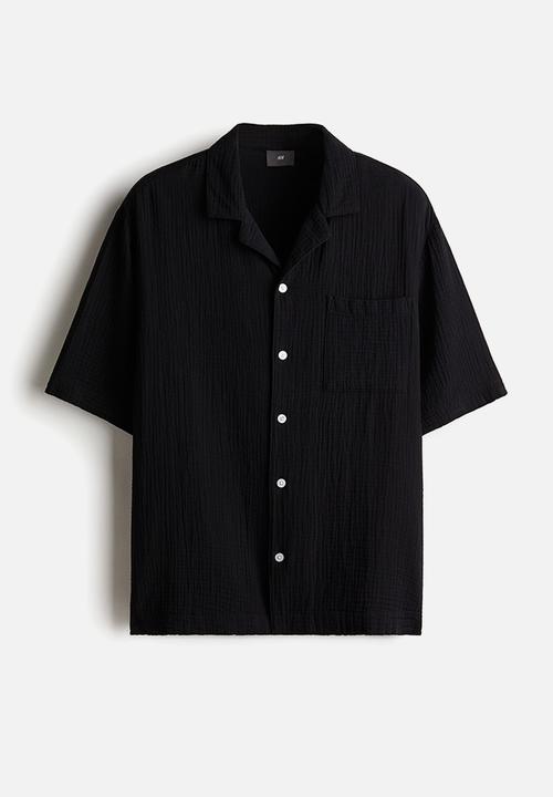 H&M - Pyjama shirt and shorts - black