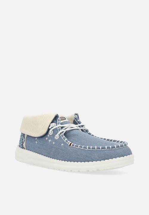 Hey Dude - Wendy Fold Boho Slip-On - Blue