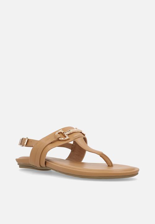 Madison® - Jayzee ankle strap sandal - tan