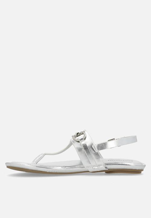Madison® - Jayzee ankle strap sandal - silver