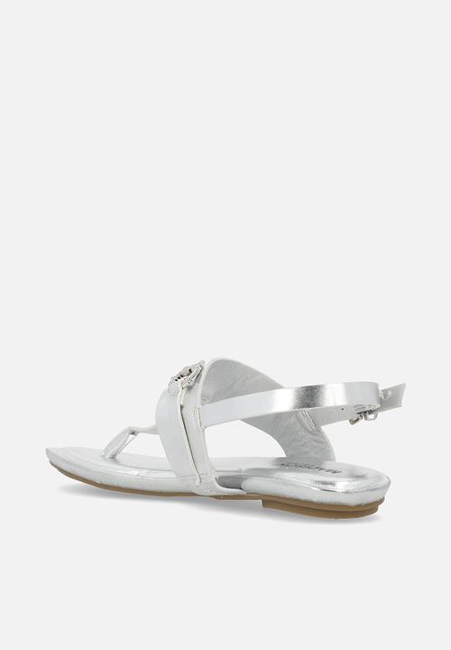 Madison® - Jayzee ankle strap sandal - silver