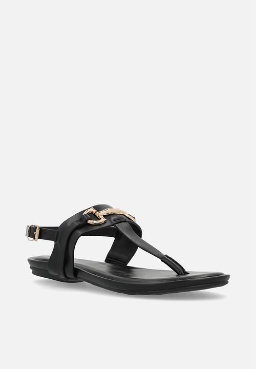 Madison® - Jayzee ankle strap sandal - black