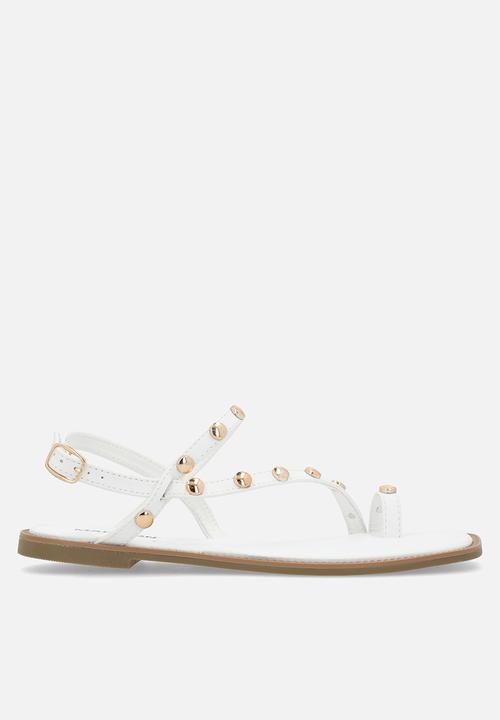 Madison® - Jay ankle strap sandal - white