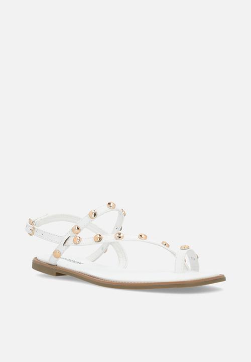 Madison® - Jay ankle strap sandal - white