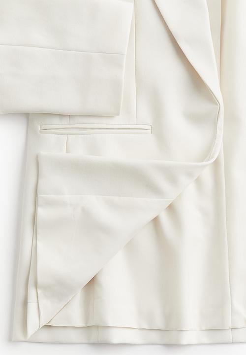 H&M - Fitted blazer - white
