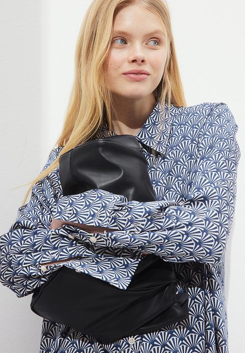 H&M - Shirt - blue patterned